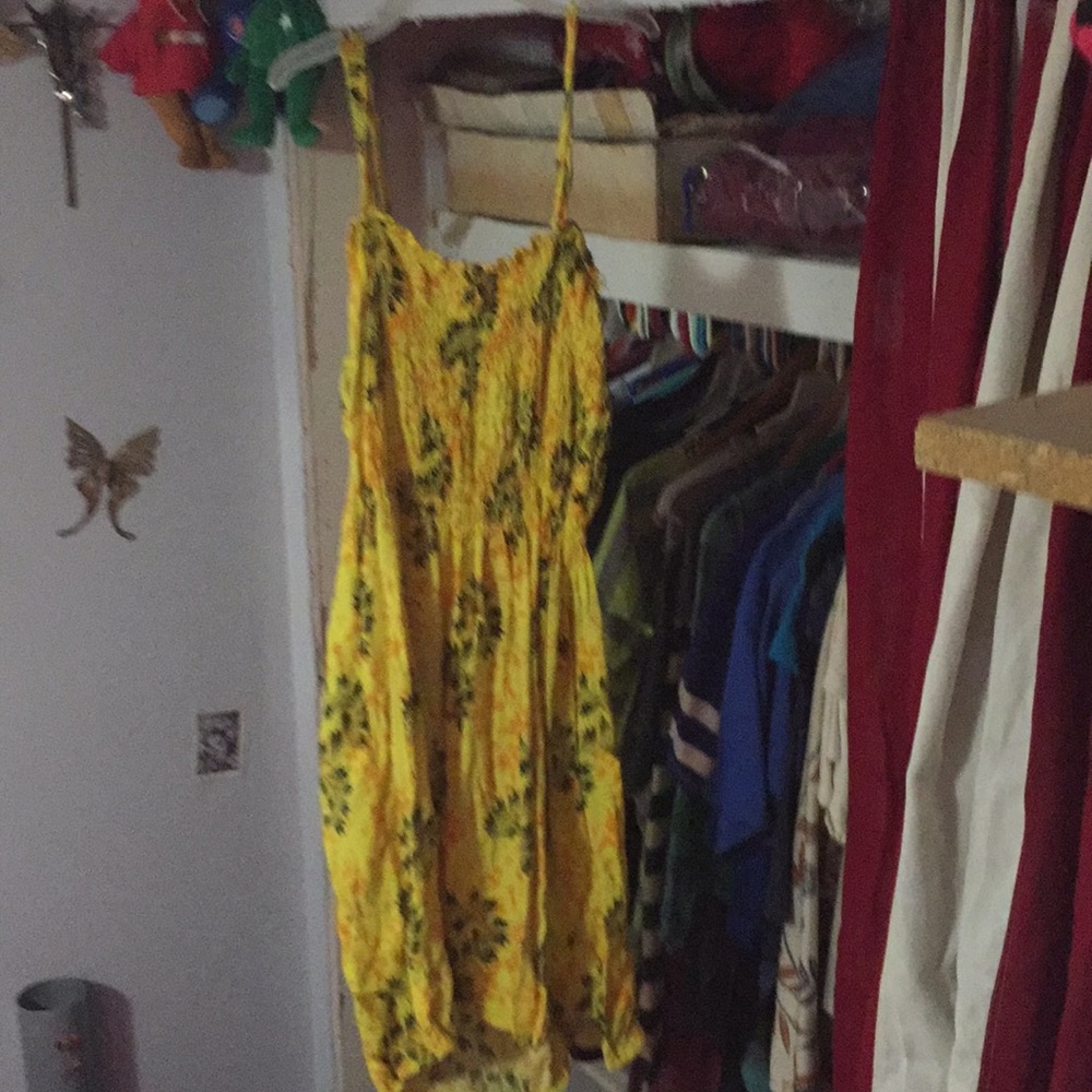 yellow sun dress
